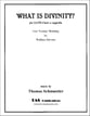 What is DIvinity? SATB choral sheet music cover